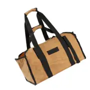 Storage Bag Canvas Firewood Carrier Firewood Holder Wood Carriers Handles