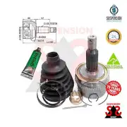Front Axle Cv Joint Kit, Drive Shaft Suit MITSUBISHI Challenger 2.5 DI-D 4WD (for: Mitsubishi)