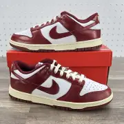 Nike Dunk Low PRM Vintage Team Red New FJ4555-100) Womens Size 9.5