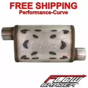 Flow Chaser Performance Exhaust Muffler SS 3" Offset / 3" Offset - 93043