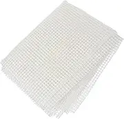 HEALSOPTHY DIY Rug Hooking Mesh Canvas Sheet White Mesh for Rug Making Latch Hook Crafts and Embroidery Projects for Home Decor