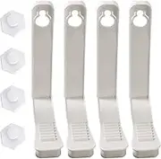 Quilt Cover Fastener | 4X Bed Sheet Fixing Clip with Lock Buckle - Blanket Sheet Holder with Lock Buckle Heavy Duty for Winter Quilt