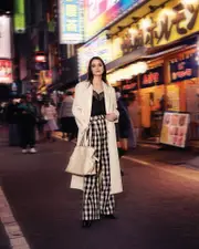 [Belle & Bloom] Transcendent Asymmetric Split Hem Coat - French Vanilla