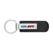 Ford SVT Black Leather Strap Key Chain Keychain Key-ring Key