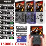R36S Retro Handheld Video Game Console Open Source Linux 3.5 Inches IPS Screen
