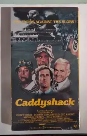 bill murray CADDYSHACK 1991 VHS VIDEOTAPE NEW corner / edge dings
