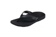 Orthotic Thongs Arch Support Shoes Footwear Flip Flops Orthopedic - Black/Black - EUR 42