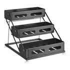 3 Layer Spice Rack Stable Seasoning Organizer for Pantry Household Cupboard