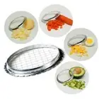 1xStainless Steel Egg Chopper Vegetable Slicer Fruit Salads Cuter Potato Cutters