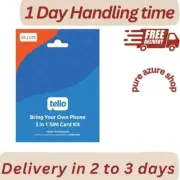 Tello Mobile - Bring Your Own Phone - 3 in 1 GSM SIM Card Kit
