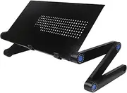 Laptop Bed Desk | Laptop Stand | Adjustable Computer Trays | collapsable Anti-Slip Bed Table | Foldable Desk | Table mousee Pad Included for Bed, Sofa, Couch, Eating, Writing, Flo