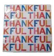 Crate&Barrel 3 Ply Lunch Paper Napkins 20 Ct,13"×13" Unfolded, Big USA Made, NEW