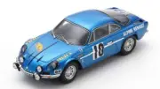 Model Car Rally Scale 1:43 spark Alpine A110 Rallye Des Routes Du Nord 1