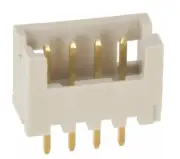 Pack of 9 DF13-4P-1.25DSA(50) Connector Header Through Hole 4 position 0.04...