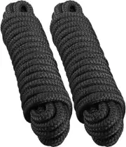 Dock Lines: 3/4" x 50' Double Braided Nylon Boat Dock Lines - Premium Boat Ro...
