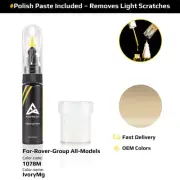 Touch Up Paint For Rover Group All Models 1078M IvoryMg With Polish Paste