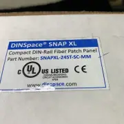 SNAPXL-24ST-SC-MM Compact Din-Rail Fiber patch panel DINSpace