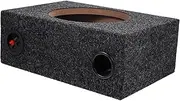 Mobestech Box Car Audio Modification DIY 8 Inch Speaker Box Carpeted Subwoofer Sealed Subwoofer Enclosure Subwoofer Sealed Enclosure Area Rugs Car Speakers Enclosure for Subwoofer Wood Refit