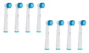Compatible Toothbrush Replacement Heads - 8 Heads - Sensitive
