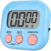 Digital Timer - Digital Kitchen Timer Clock | Small Digital Clock with Timer, Digital Table Clock with Timer and Stop Watch, Countdown Digital Timer with Magnetic Back, Classroom Timer for Teacher