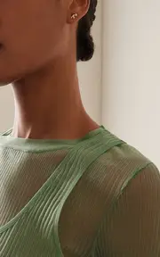 [Bea Bongiasca] Mini Loop 9K Yellow Gold Diamond Single Earring