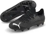 [PUMA] Future Z 4.3 Soccer Shoe, Black White, 6 US Unisex Big Kid