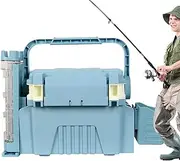 Big Tackle Box, Fishing Tool Organizer, 12.2x9.06in Large Portable Container, Multifunctional Lightweight Case, Storage Solution for Professionals, Enthusiasts, Outdoor Adventures