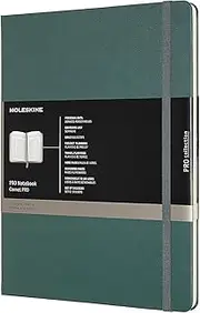 Moleskine Professional Hard Cover Notebook, X-Large, Forest Green