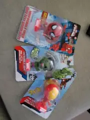 Hulk Spiderman Ironman Mini Bobble Head Avengers