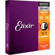 Elixir NANOWEB 80/20 Bronze Acoustic — 11306 Baritone .016-.070