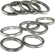 42MM Exhaust Pipe Header Muffler Gasket For FZ07 2015-2017 MT07 2018-2020 XSR700 2018 GTS1000 1994 FZR400 1989(10pcs)
