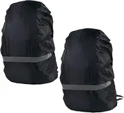 Waterproof Pouch Bag for Backpack Hiking Rain Cover Night Reflective Strip Oxford Fabric Compact Lightweight Scratch-Resistant