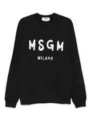 [Msgm] Msgm-Felpa Logo-Uomo L