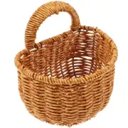 Plastic Snack Basket Plastic Fruit Basket Woven Sundries Basket Bread Storage
