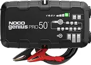 NOCO GENIUSPRO50, 50A Smart Battery Charger, 6V, 12V and 24V Portable Car Battery Charger, Battery Maintainer, Trickle Charger and Desulfator for Automotive, Marine, Truck, AGM and Lithium Batteries