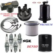 Tune Up Kit Filters Cap Wire Spark Plugs For PLYMOUTH COLT L4 2.0L; 2WD 1988