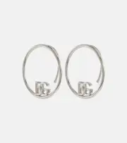 [Dolce & Gabbana] Dolce & Gabbana Logo ear cuffs One Size silver