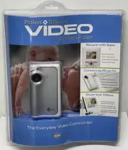 Vtg 2006 Pure Digital Flip Point & Shoot Video Camcorder USB Zoom 512MB PC TV