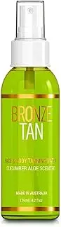 Bronze Tan Self Tanning Water Spray For Face | Hydrating Self Tan Water for a Natural Sunless Tan | Self Tanner Ideal for All Skin Types | Buildable Fake Tan 125ml(4.2 fl oz)