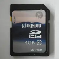 在飛比找蝦皮購物優惠-Kingston金士頓 4GB SDHC Memory Ca