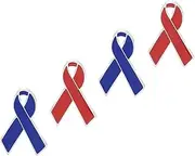 [LIFKOME] Red Ribbon Creative Brooch World Day Souvenir Decorative Brooch World Day Pin Breast Pin Decor Ribbons Awareness Brooch Creative Breast Pin Wire Ribbon Alloy