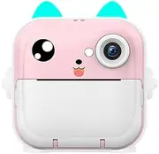Ziodpwp 32G Memory Children Mini Camera HD Digital Photography Camera Instant Print Camera for Girl Pink
