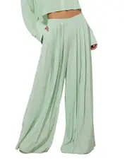 Alice and Olivia Jenna Pleated Wide Leg Pants