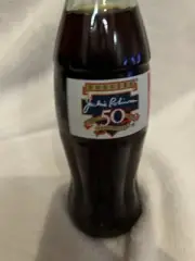 COCA COLA COKE SODA BOTTLE JACKIE ROBINSON 50TH ANNIVERSARY BASEBALL 1997