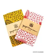 Yayoi Kusama pumpkin Tenugui Towel Set of 2 Yellow & Red 33.5 × 90cm 100% cotton