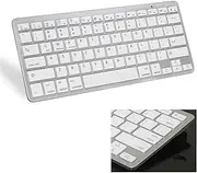 Bluetooth Keyboard, Multi Device Keyboard Rechargeable Bluetooth Ergonomic Design Stable Connection Keyboard for iPad, iPhone, Mac, iOS, Android, Windows