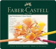 Faber-Castell Polychromos Artist Colour Colouring Pencils 24 Set