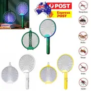 Mosquito Swatter Electric Fly Insect Killer Bug Zapper Racket USB Rechargeable