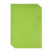 6Pcs 2mm(1/10") Glitter Foam Sheet Green Non Adhesive, 16x24inch(40x60cm)