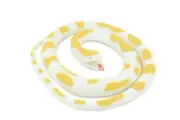 Albino Python Snake, Rubber, Bendy Toy, Realistic, Gag Gift, 42" WR26 BB316